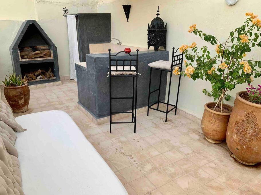 Riad Darna 4 Chambres Avec Piscine Et Petit Dejeuner Маракеш Екстериор снимка