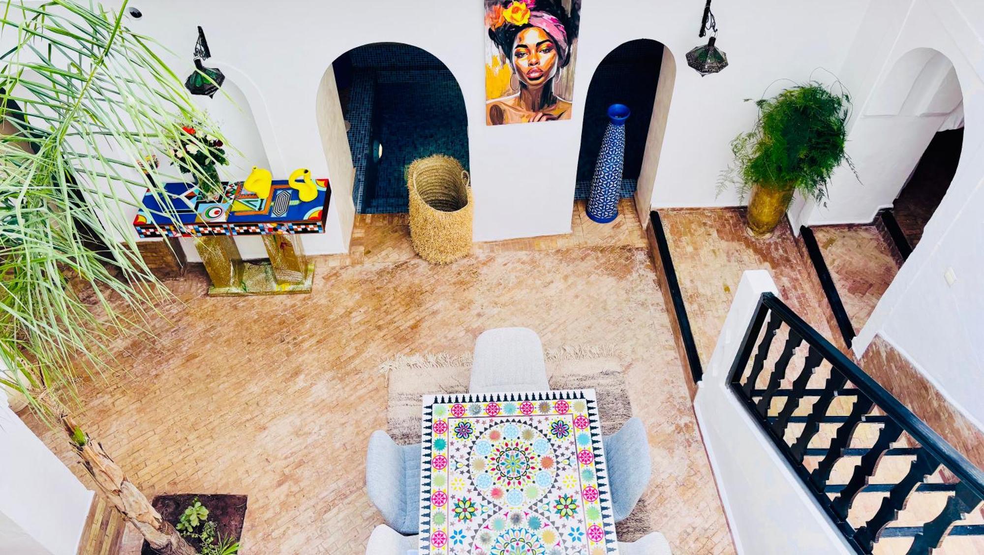 Riad Darna 4 Chambres Avec Piscine Et Petit Dejeuner Маракеш Екстериор снимка