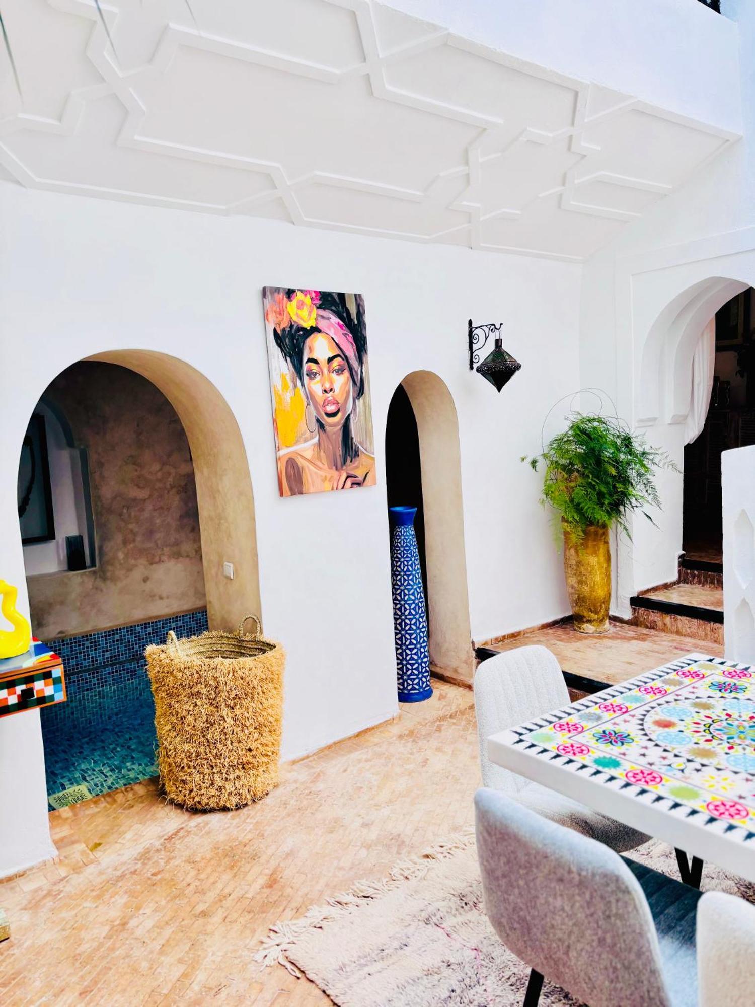 Riad Darna 4 Chambres Avec Piscine Et Petit Dejeuner Маракеш Екстериор снимка