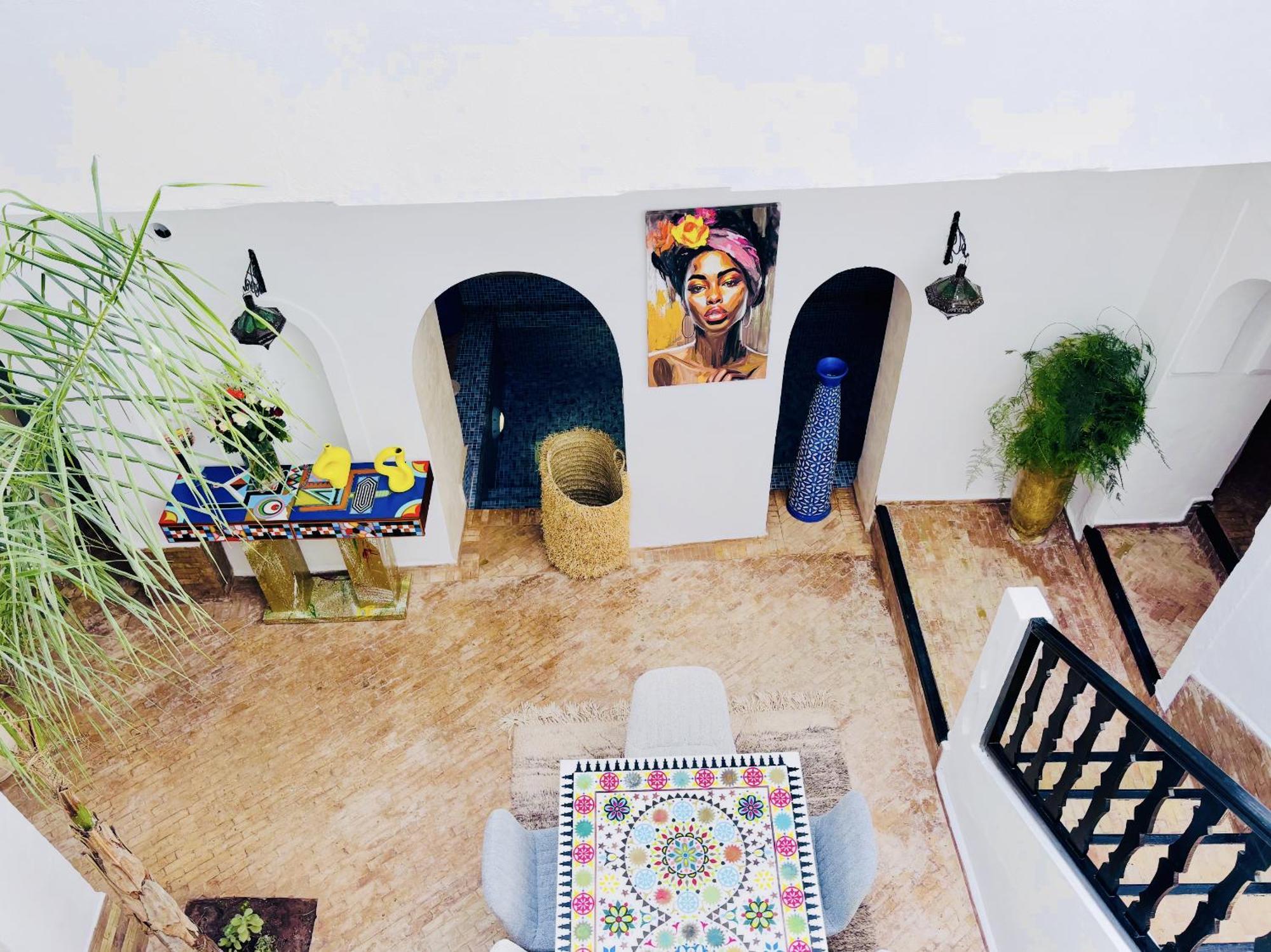 Riad Darna 4 Chambres Avec Piscine Et Petit Dejeuner Маракеш Екстериор снимка
